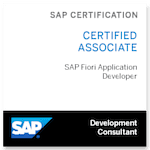  SAP Certified Development Associate - SAP Fiori Application Developer 1